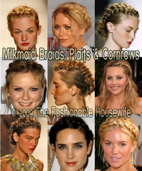 wedding hairstyles braid. The milkmaid braids trend almost made a hit in 