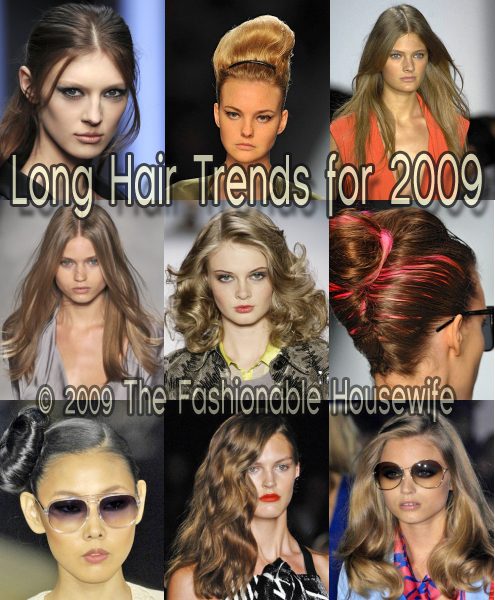 2009 Long Hair Trends