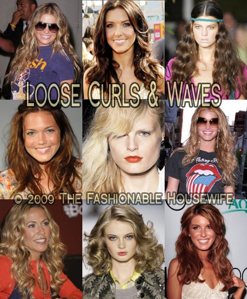 We saw a lot of loose curls and waves in the Spring 2009 Runway shows and 