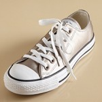 Chuck taylor $75.00 Mtallic