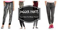 how to wear jogger pants