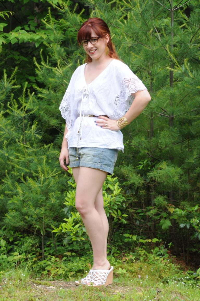 Today’s Outfit: Baby Phat White Blouse