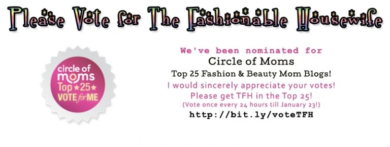 Please Vote for The Fashionable Housewife!
