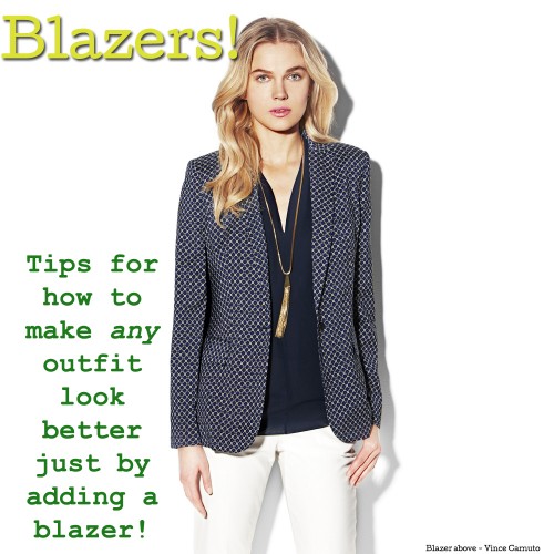 Tips on how to wear blazers!