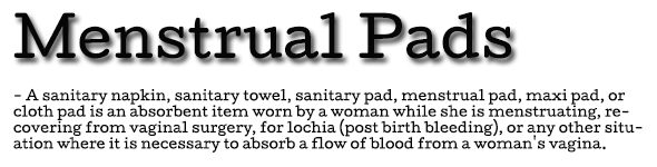 menstrual pads