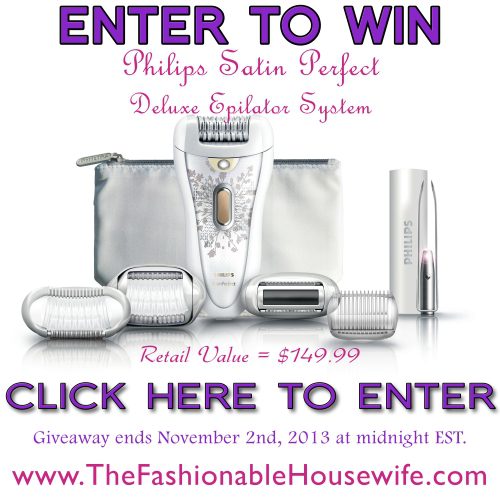 Enter to Win Philips Satin Perfect Epilator for Hair Free Legs!
