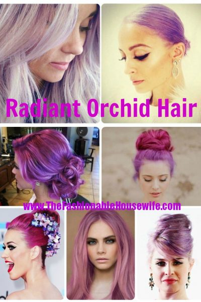 radiant orchid hair collage 2014