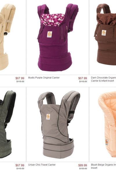 ergo baby carriers on zulily