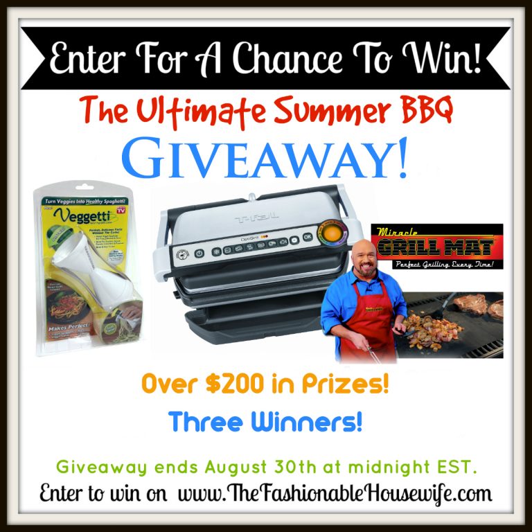 Enter our Ultimate Summer BBQ Giveaway! $200+ worth of Prizes!