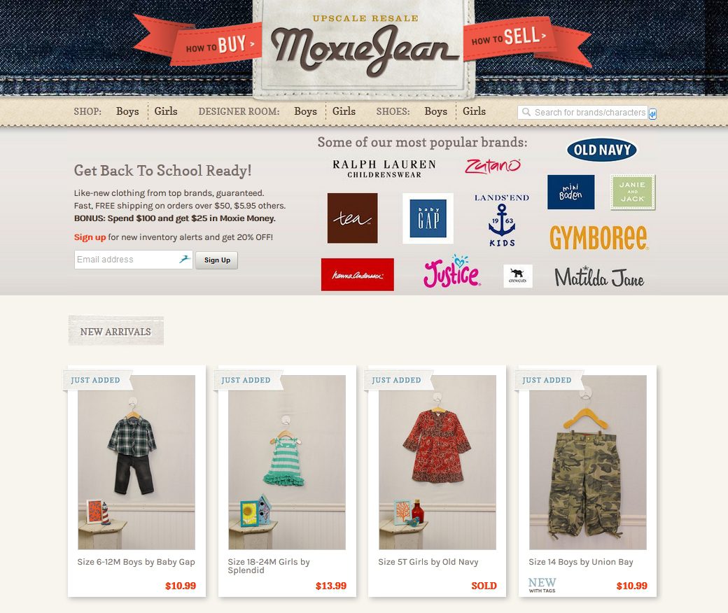 Do All Your Back To School Shopping at Moxie Jean!