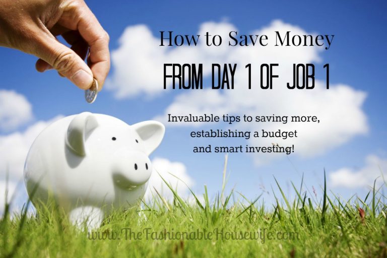 How to Save Money from Day 1 of Job 1