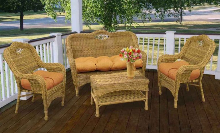 Keeping Outdoor Wicker Patio Furniture Safe During Winter