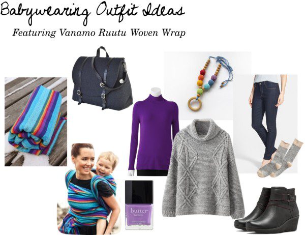 Babywearing Outfit Ideas: Vanamo Rainbow Woven Wrap