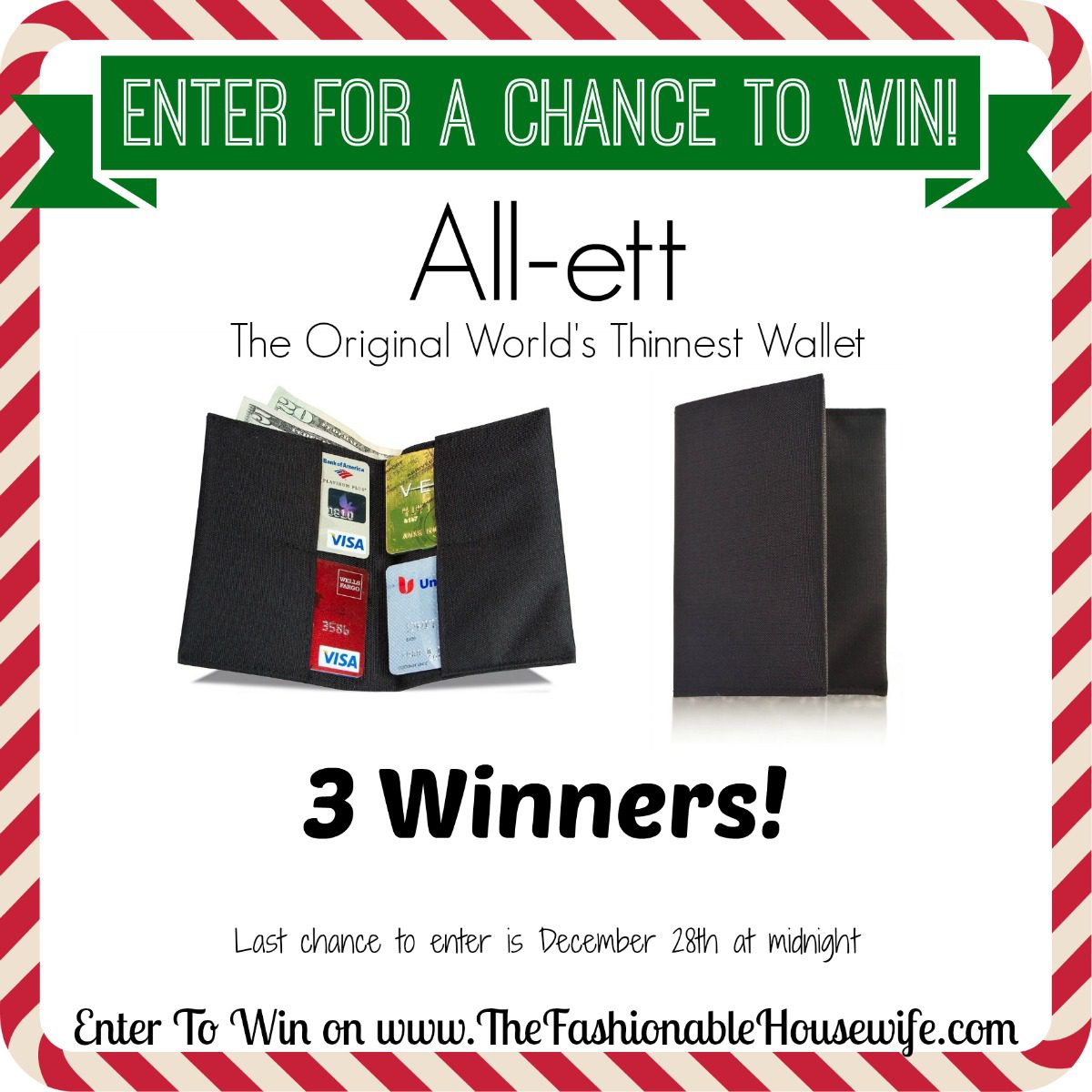 Enter for a chance to win Allett Wallet