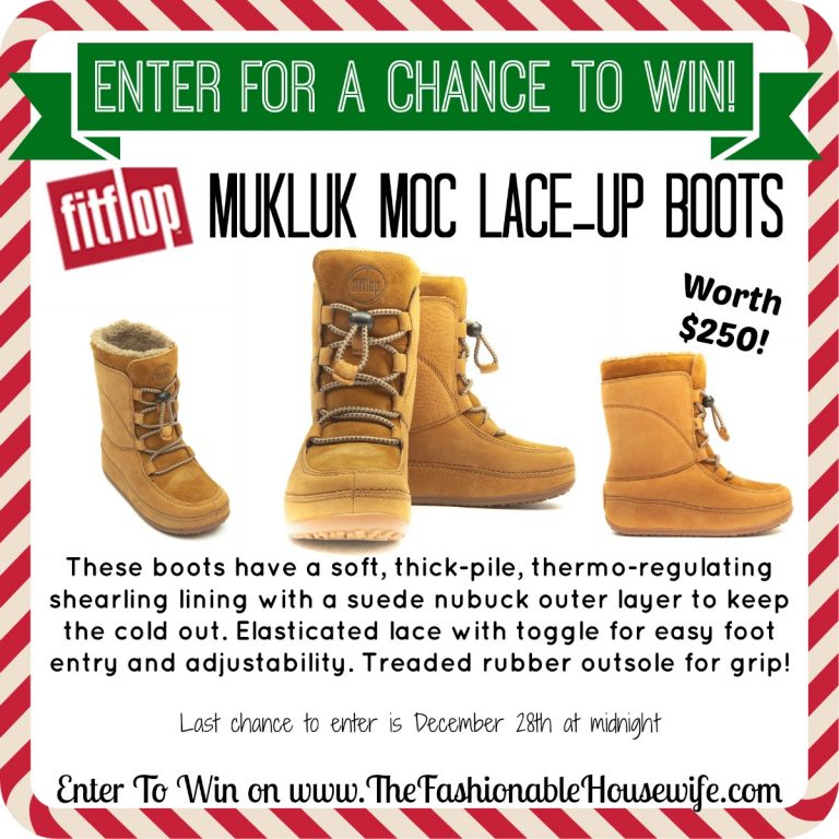 Enter For A Chance To Win FitFlop Mukluk Boots from Cloggs worth $250! #12DaysofChristmasGiveaways