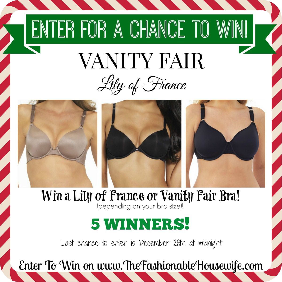 Enter for a chance to win a Vanity Fair Bra
