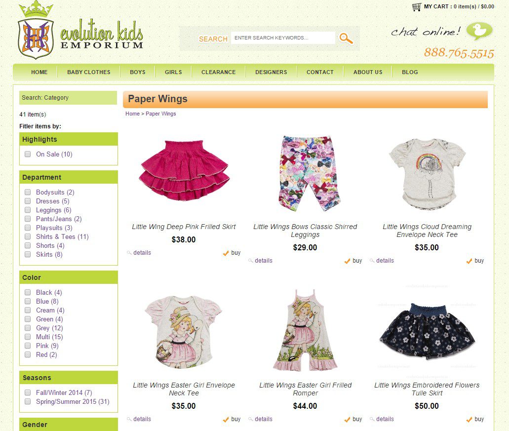 All about Paper Wings Clothing Online