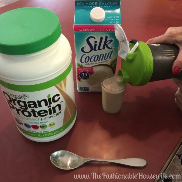 orgain protein powder with coconut milk