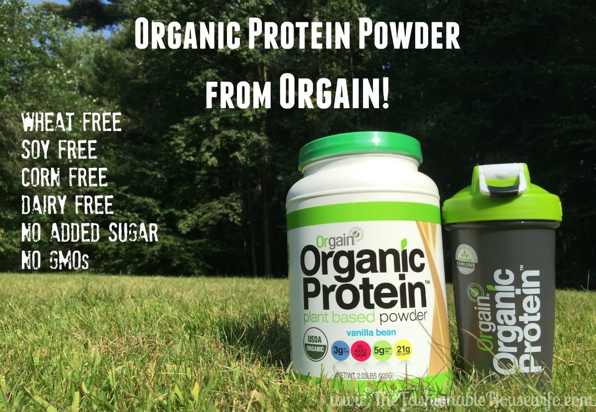 organic orgain protein powder