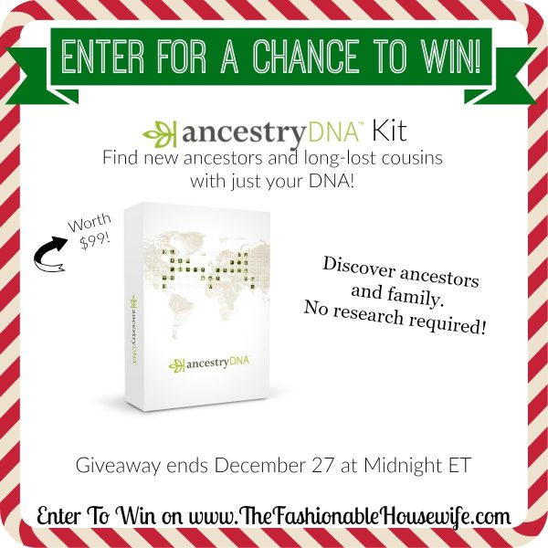 Enter To Win Ancestry DNA Kit
