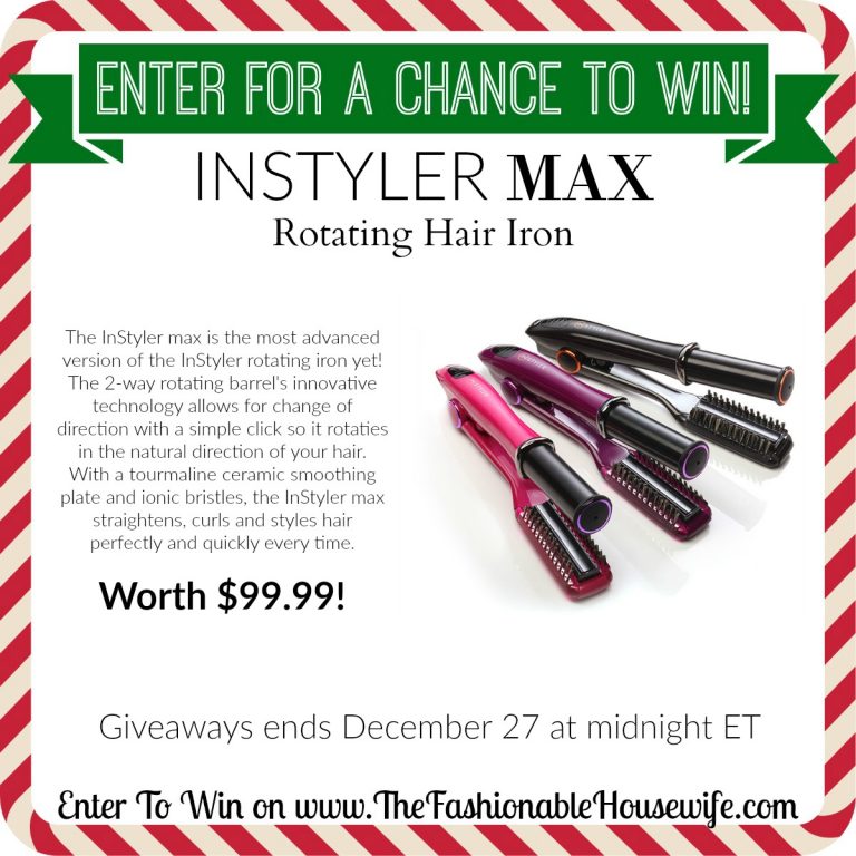 Enter to Win InStyler MAX 2-Way Rotating Hair Iron worth $99! #12DaysofChristmasGiveaways