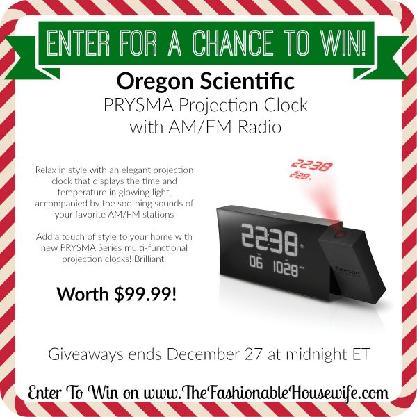 Enter To Win Oregon Scientific Atomic Projection Clock