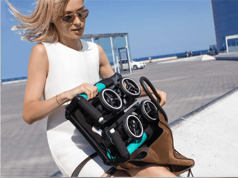 The @GBChildUsa #gbPockit Stroller Fits In Your Backpack! #ic #ad