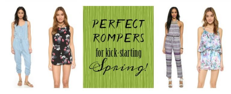 Perfect Rompers For Kick Starting Spring!