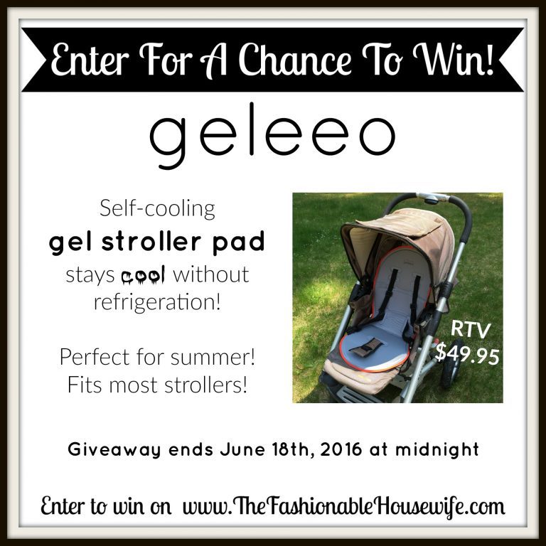 Summer Must-Have: Geleeo Self-Cooling Gel Stroller Pad + GIVEAWAY!