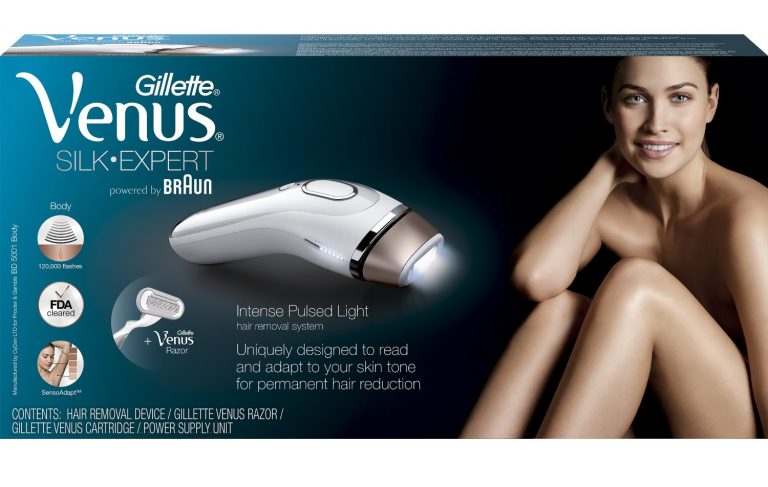 Using The Gillette Venus Silk-Expert IPL Hair Removal Device