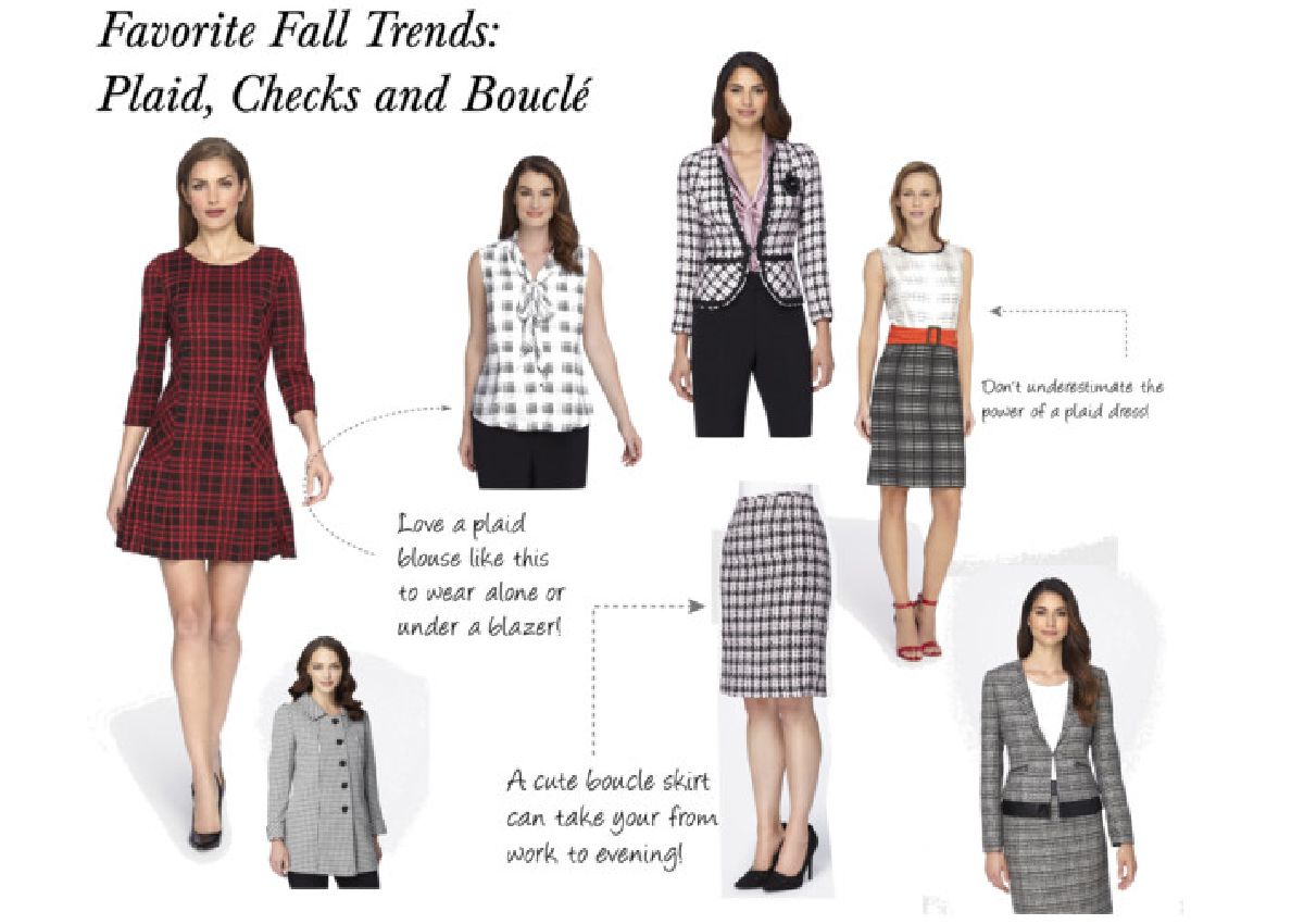 Favorite Fall Trends: Plaid, Checks and Bouclé