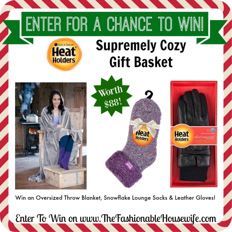 Enter To Win Heat Holders Supremely Cozy Gift Basket worth $88! #12DaysofChristmasGiveaways