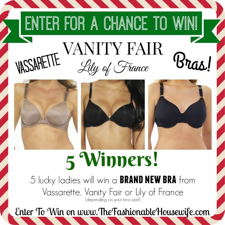 Enter To Win a Bra from Vanity Fair, Lily of France and Vassarette! 5 Winners! #12DaysofChristmasGiveaways