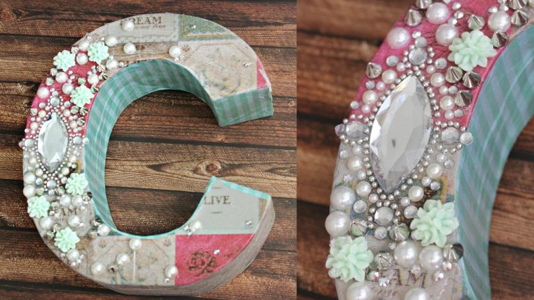 DIY & Crafts: Make Your Own Decoupage Monogram