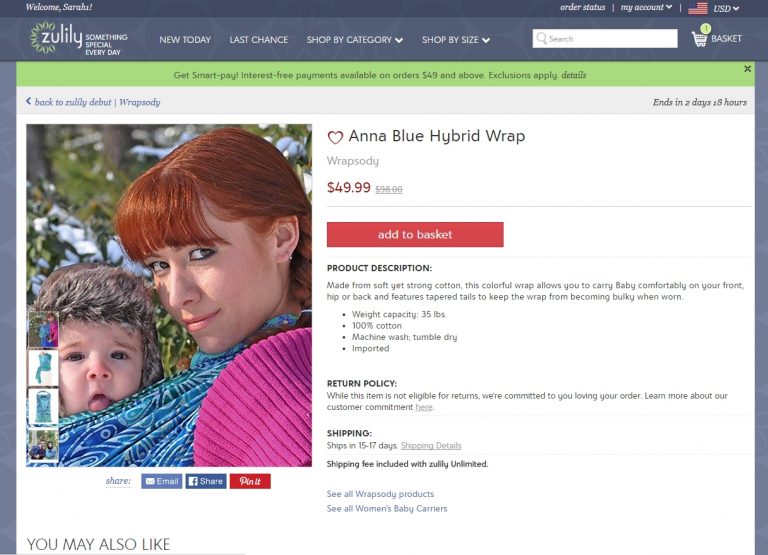 Oh my goodness, ya’ll, I’m on Zulily!!!