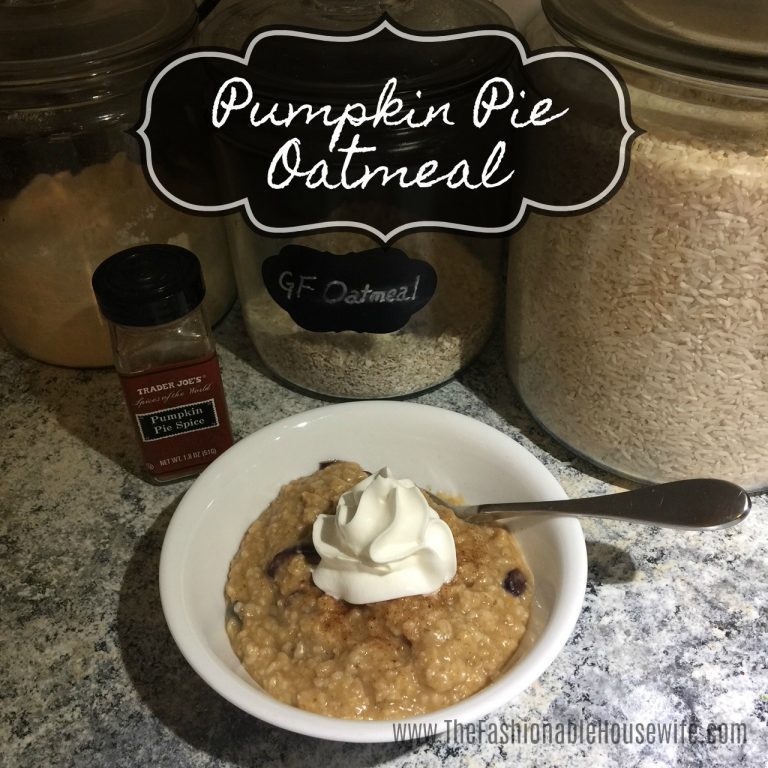 Quick & Easy Recipe for Pumpkin Pie Oatmeal