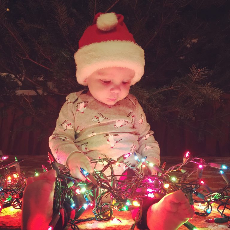 baby christmas lights