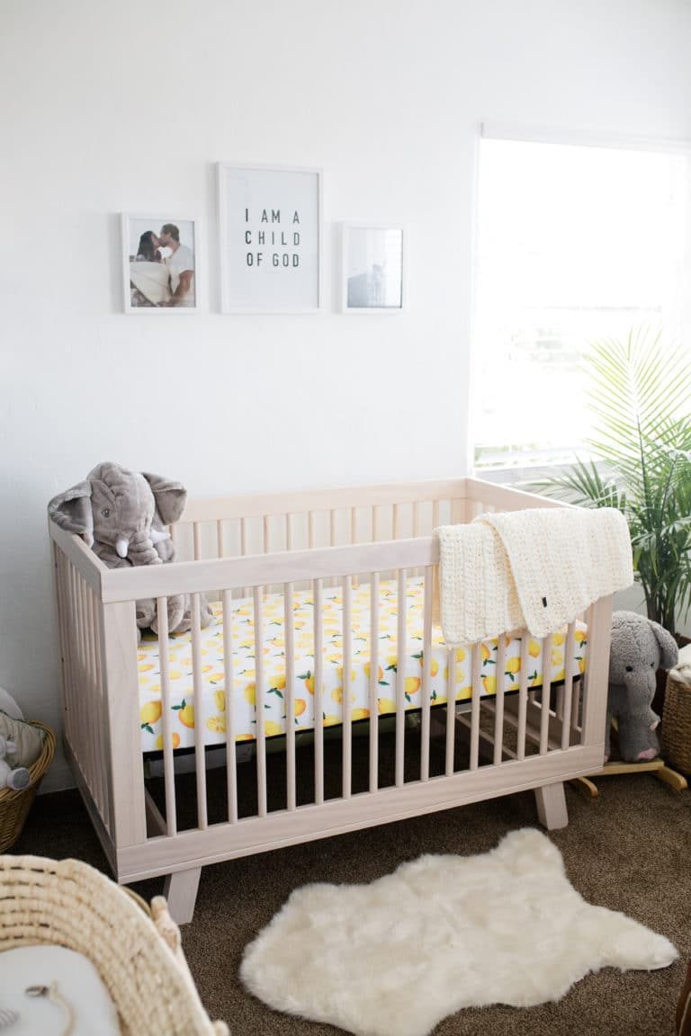 modern boho nursery