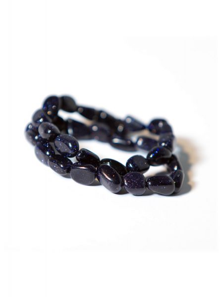navy gemstone bracelet