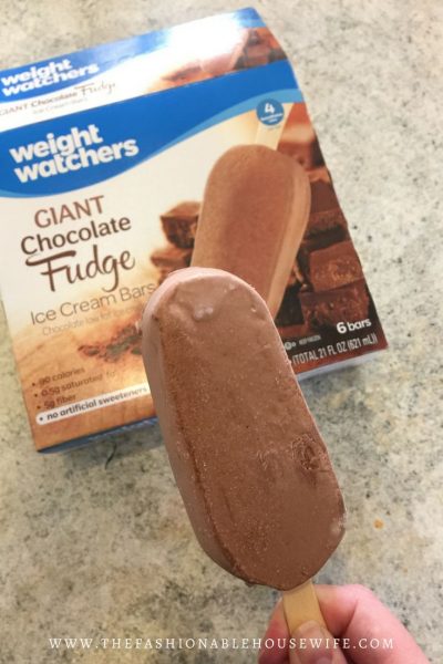Weight Watchers Giant Chocolate Fudge Ice Cream Bars
