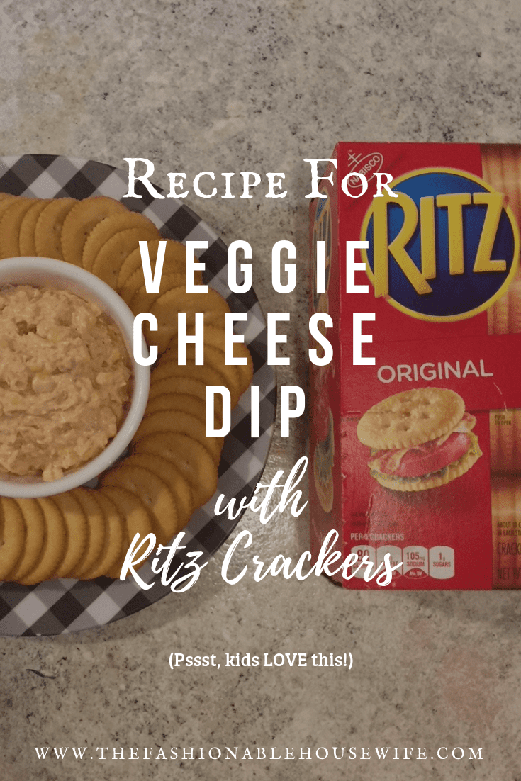Recipe for Veggie Cheese Dip with RITZ Crackers - It's kid-friendly too!