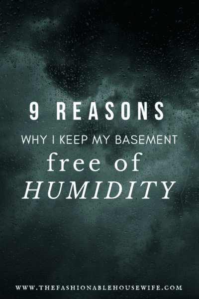 ?9 Reasons Why I Keep My Basement Free of Humidity
