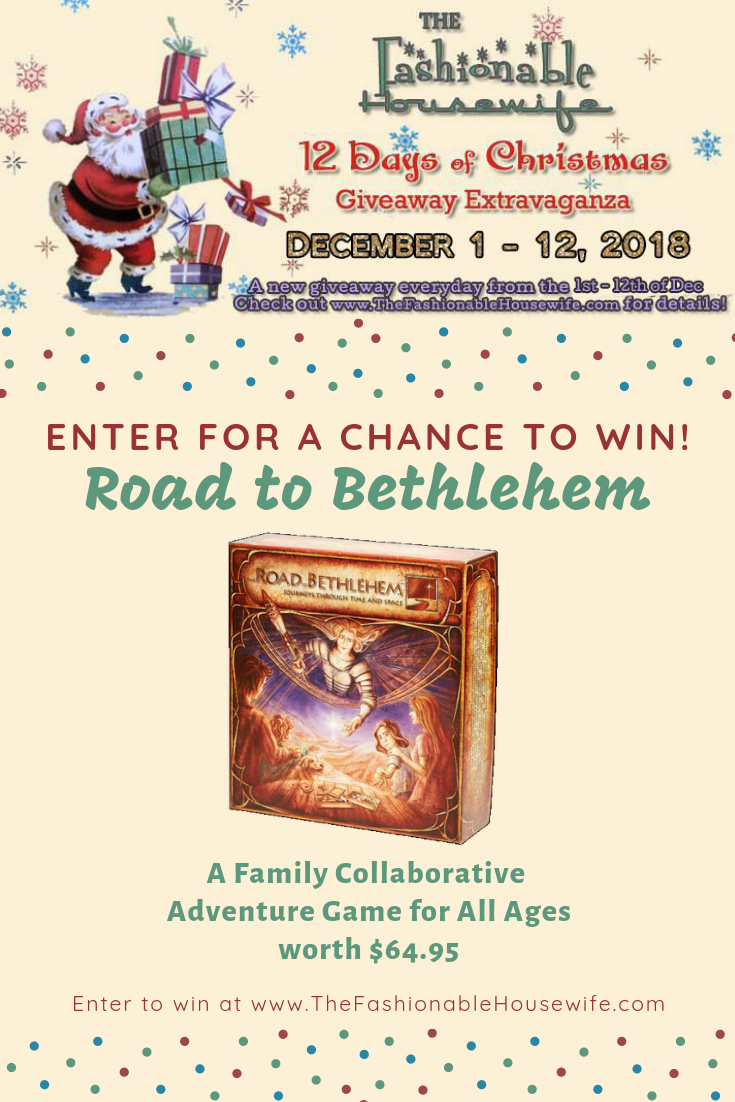 Pre-Christmas GIVEAWAY! Enter To Win The Road to Bethlehem Board Game!