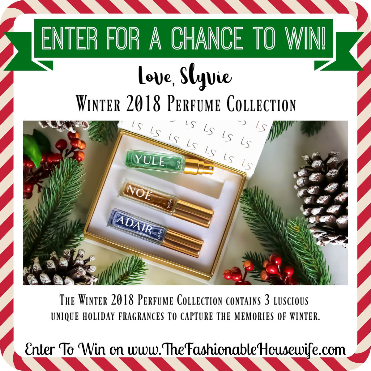 Enter To Win Love Sylvie Winter Perfume Collection