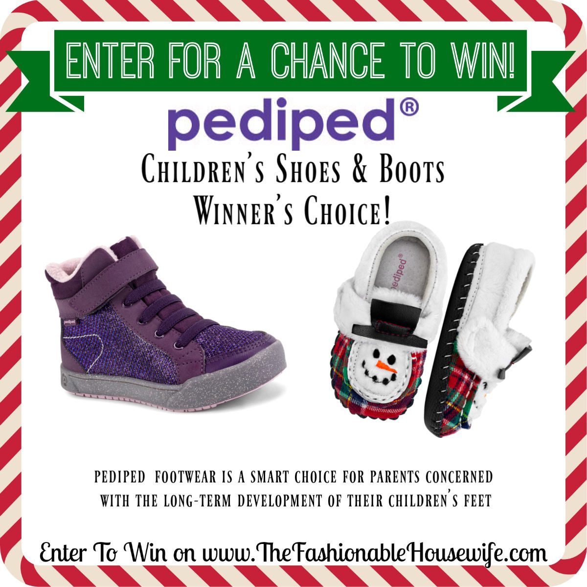 Enter To Win a Pair of Pediped Children's Shoes!