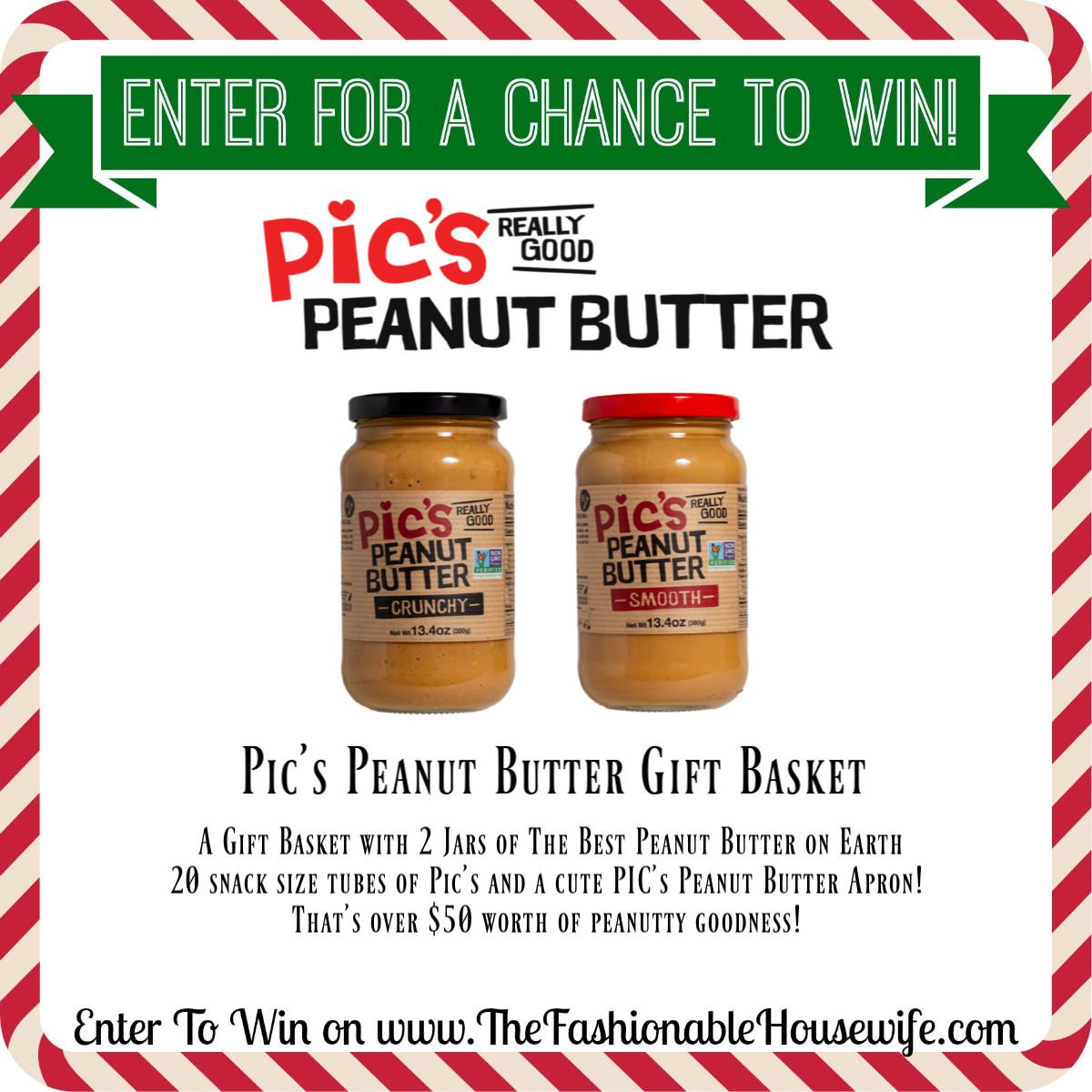 Enter To Win a Pic's Peanut Butter Gift Basket