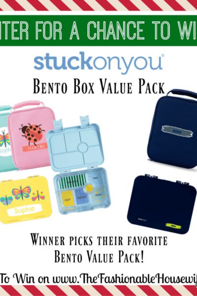 Enter To Win a Stuck On You Personalized Bento Box Value Pack!