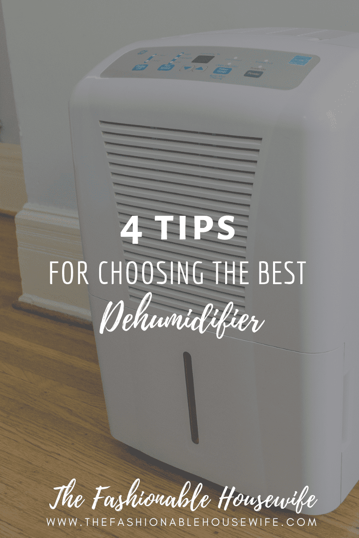 4 Tips For Choosing The Best Dehumidifier