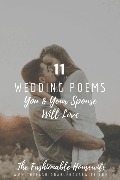 11 Wedding Poems You And Your Spouse Will Love