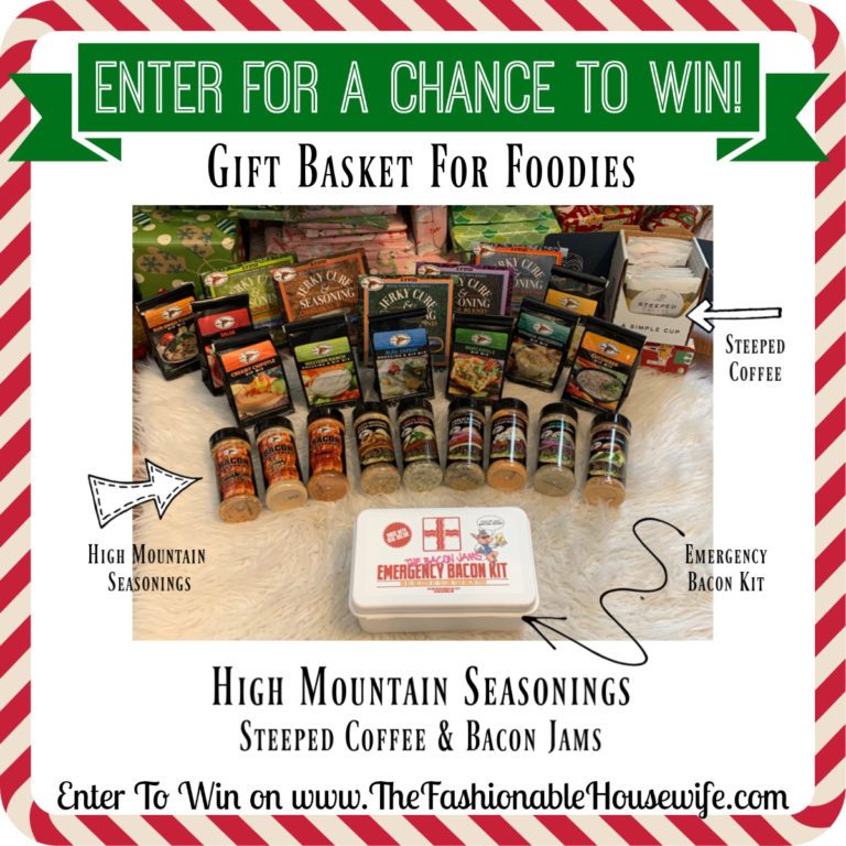 Enter To Win A Gift Basket For Foodies worth $185!